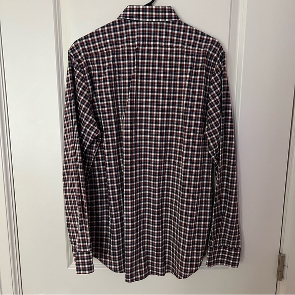 Singer Sargent mens long sleeve casual plaid button down shirt | size large - Picture 10 of 10